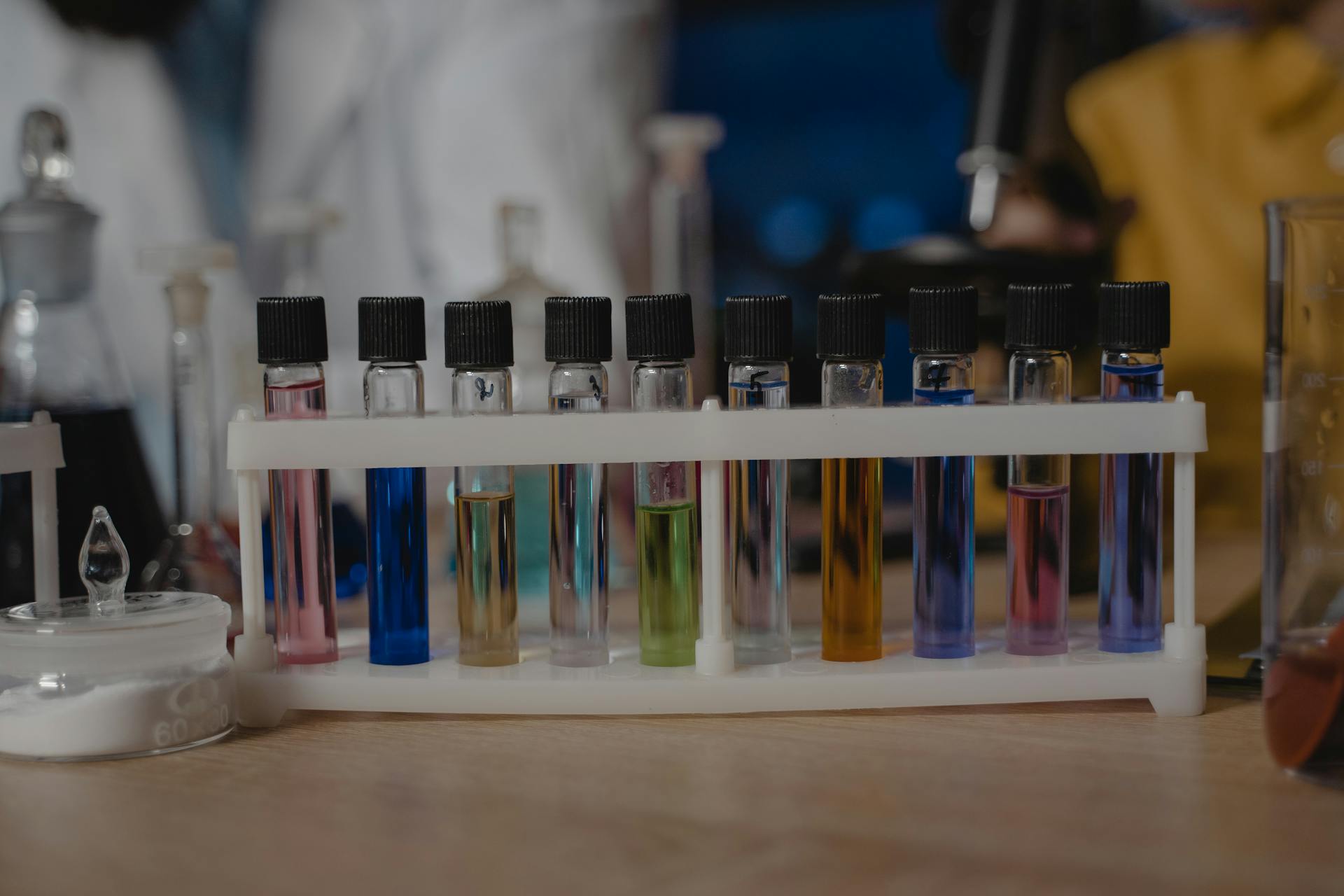 Water quality testing vials — professional water analysis — Cleveland