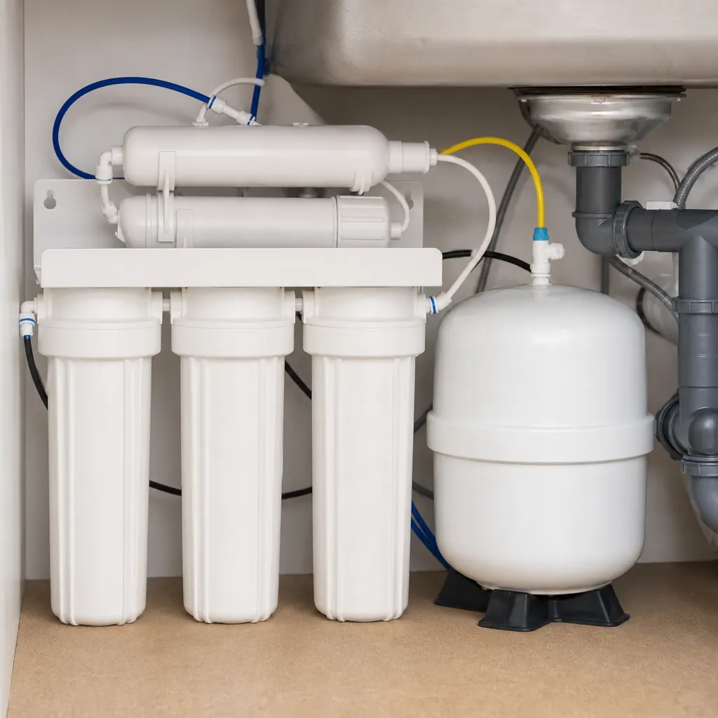 Under-sink reverse osmosis water purification system — recommended for Markham hard water treatment